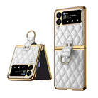 Electorplated Leather Soft Shell For Samsung Galaxy S23 Ultra Z Flip3/4 Fold3/4 Series - {{ shop_name}} varyfun