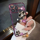 Luxury Camellia Transparent iPhone case with Lens Film - mycasety2023 Mycasety