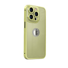 Metal Frame Double-sided All-inclusive Tempered Film Integrally Shell Membrane Protective Case For iPhone - {{ shop_name}} varyfun