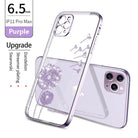 2021 Dandelion Diamonds Electroplating Case For iPhone 12 Pro Max Mini 11 XS XR 7 8 Plus SE 2020 Cover - {{ shop_name}} varyfun