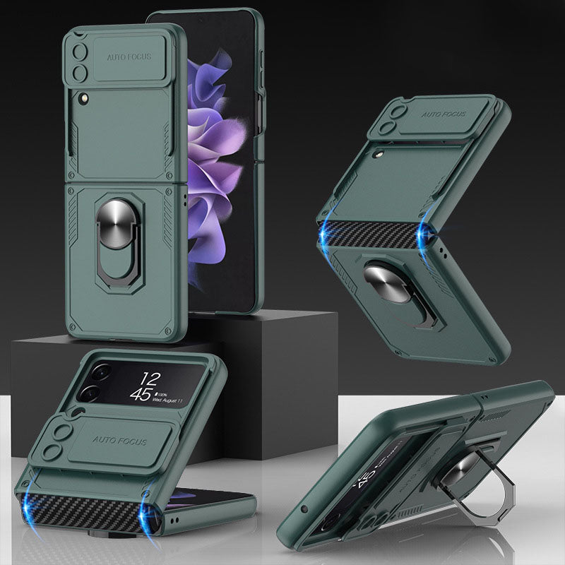 NEWEST Drop Tested Cover With Kickstand Protective Case for Samsung Galaxy Z Flip4 5G - {{ shop_name}} varyfun