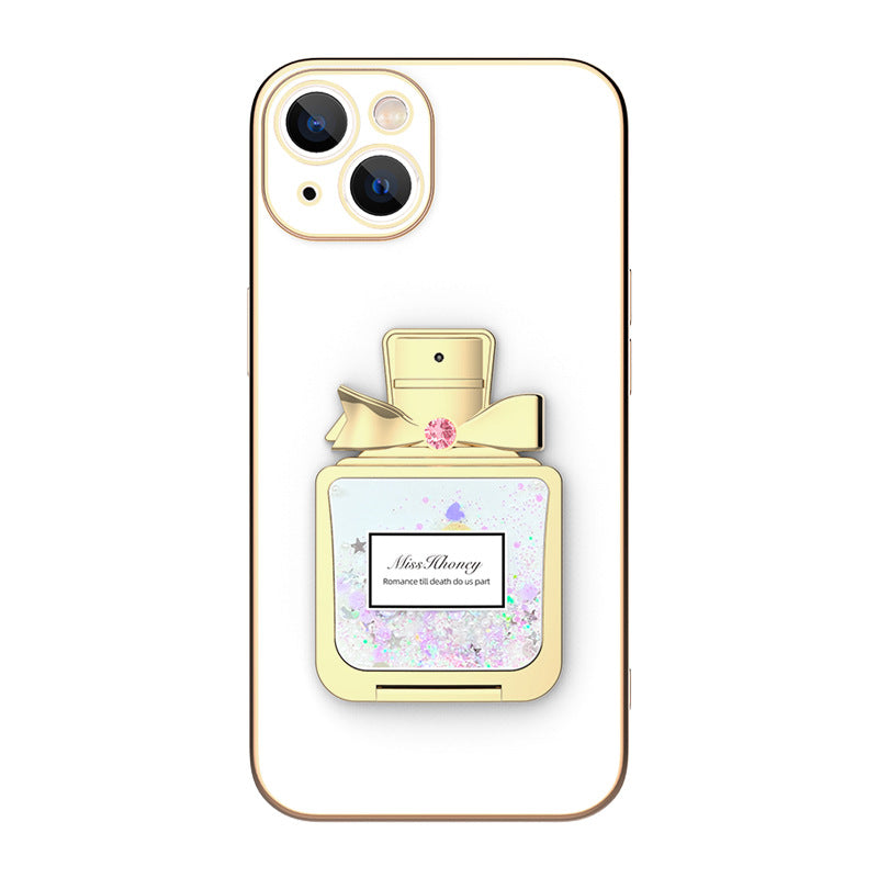 Electorplated All-inclusive Protective Cover For iPhone With Perfume Bottle Holder - {{ shop_name}} varyfun