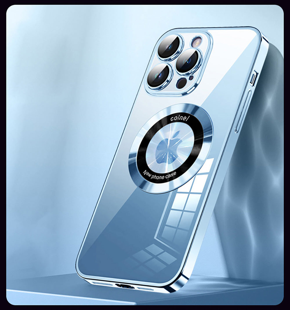 Magnetic Magsafe Electroplated Clear Camera Screen All-inclusive Protective iPhone Case - mycasety2023 Mycasety