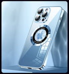 Magnetic Magsafe Electroplated Clear Camera Screen All-inclusive Protective iPhone Case - mycasety2023 Mycasety