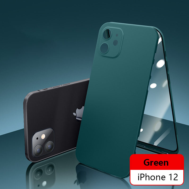 2022 Double-sided All-inclusive Tempered Film Integrally Shell Membrane Protective Case For iPhone - {{ shop_name}} varyfun