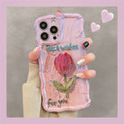 Premium Oil Painting Flower iPhone Case - {{ shop_name}} varyfun