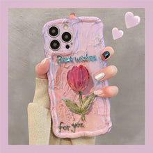 Load image into Gallery viewer, Premium Oil Painting Flower iPhone Case - {{ shop_name}} varyfun
