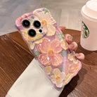 Gentle Oil Painting Flower iPhone Case - mycasety2023 Mycasety