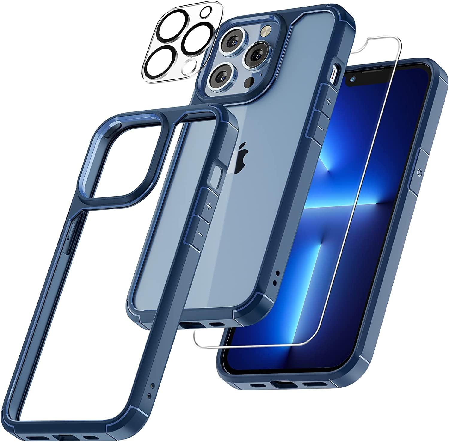 All-inclusive Protective iPhone Case With Screen Protector Film & Lens Film - mycasety2023 Mycasety