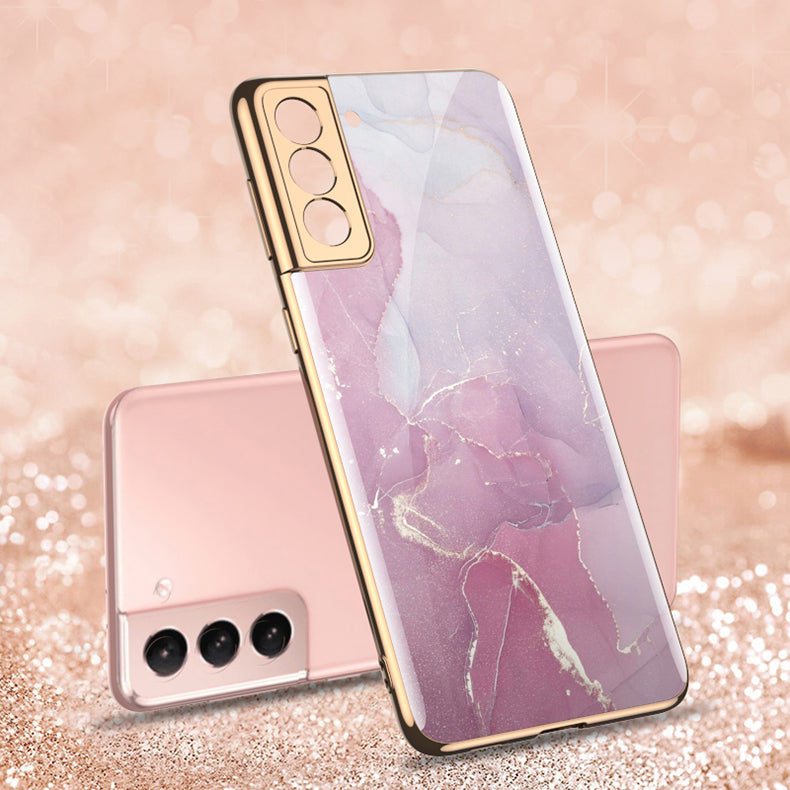 Luxury Plating Pattern Camera All-inclusive Electroplating Process Case For Samsung S21 S21 Plus S21 Ultra - {{ shop_name}} varyfun