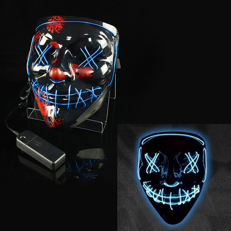 Halloween LED Clown Funny Mask - {{ shop_name}} varyfun