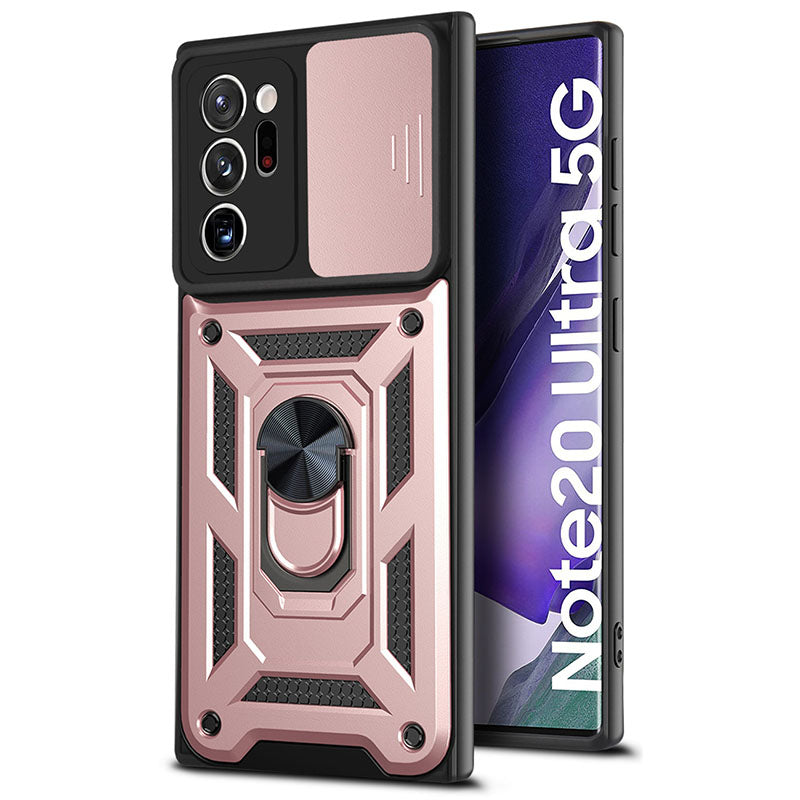 Armor Anti-fall Invisible Bracket Lens Protective Case For Samsung Galaxy S23 S22 S21 S20 Ultra Plus Note20 Ultra - mycasety2023 Mycasety