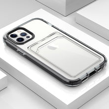 Load image into Gallery viewer, 2021 Fashion Transparent Anti-drop Cover With Card Slot For iPhone - {{ shop_name}} varyfun
