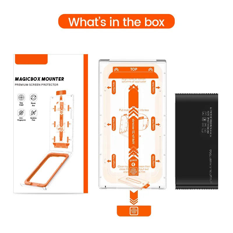 HD Transparent Screen Protector For iPhone With Dust-free Film Cabin - {{ shop_name}} varyfun