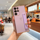 Lovely Electroplating Protective Phone Case With Stand Holder For Samsung - {{ shop_name}} varyfun