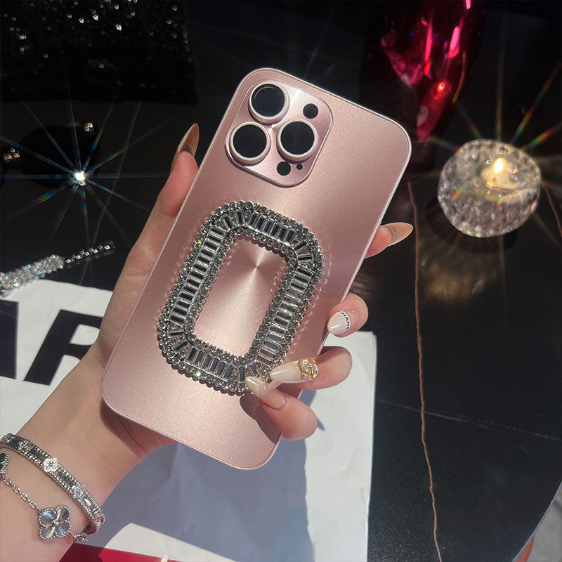 New Luxury Cube Rhinestone iPhone Case - mycasety2023 Mycasety