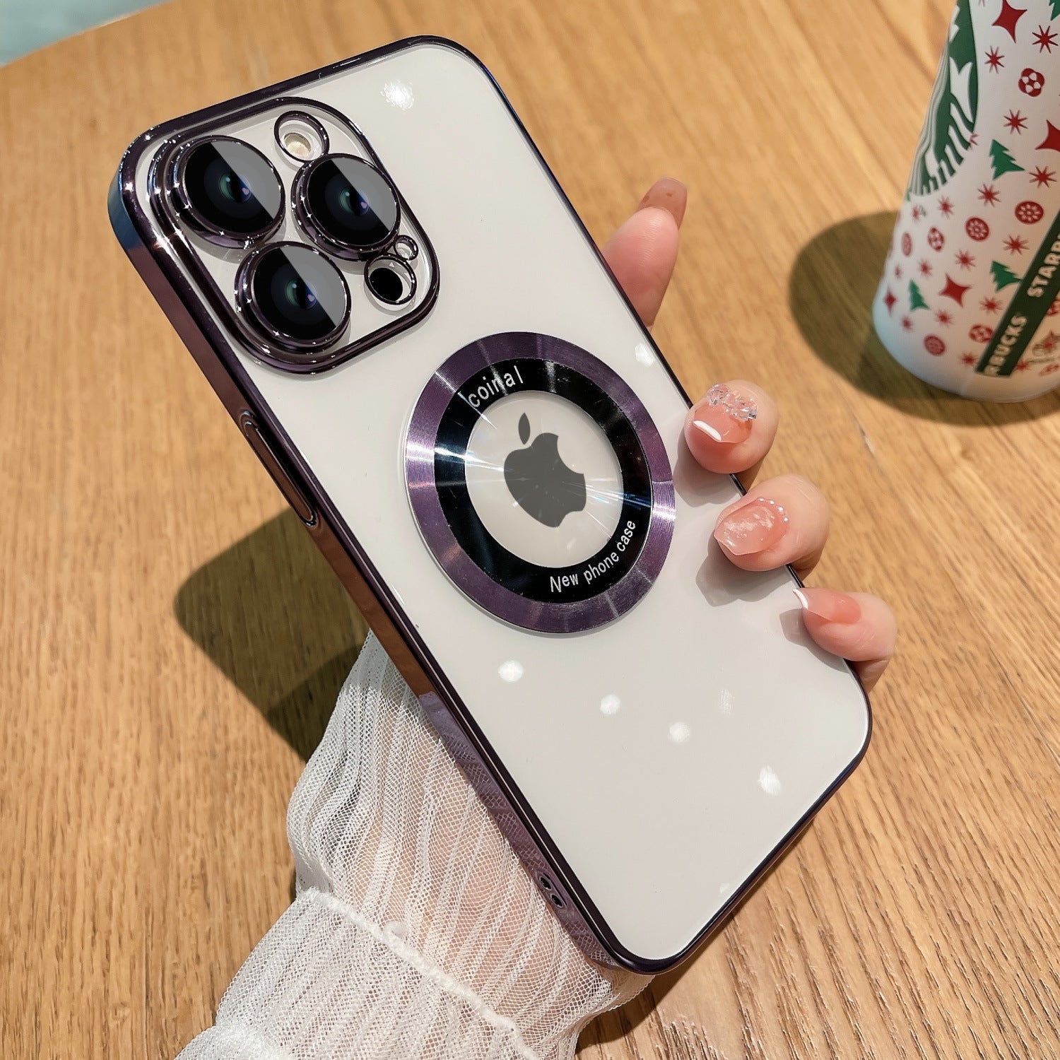 Electorplated Camera All-inclusive iPhone Case With MagSafe - {{ shop_name}} varyfun