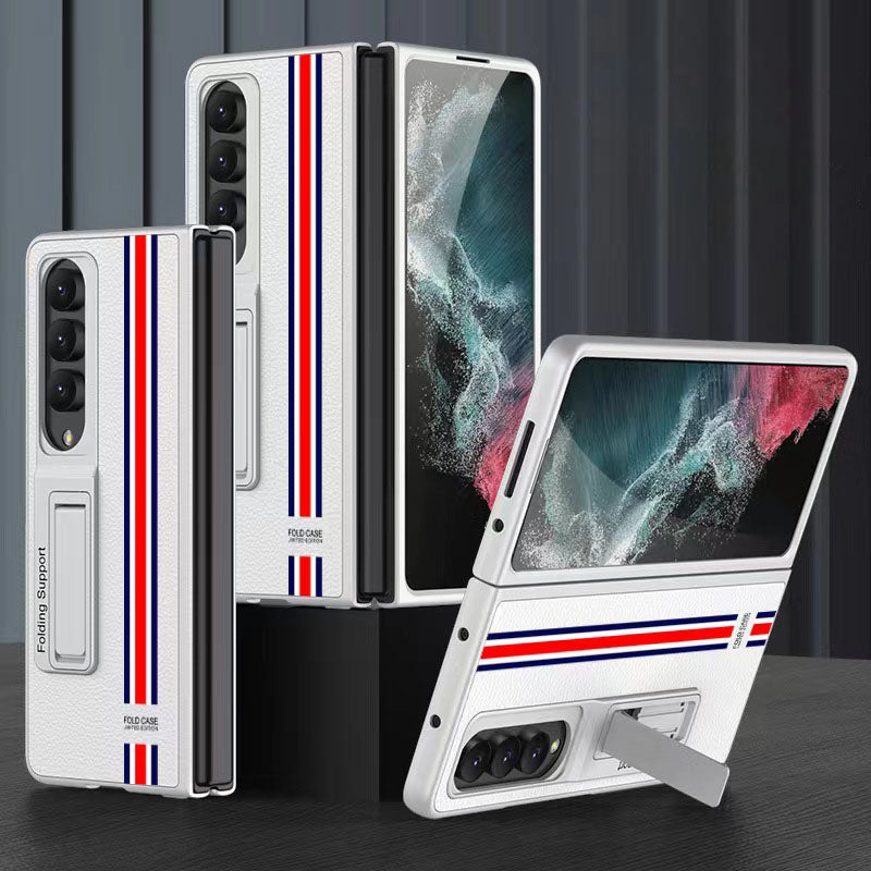 Samsung Galaxy Z Fold 4 5G Luxury Leather Magnetic Stand All-inclusive Drop-resistant Protective Cover - {{ shop_name}} varyfun