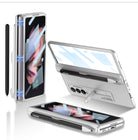 Magnetic Frame Plastic Stand Tempered Glass Screen All-included Case With Pen Slot For Samsung Galaxy Z Fold 3 5G - {{ shop_name}} Varyfun