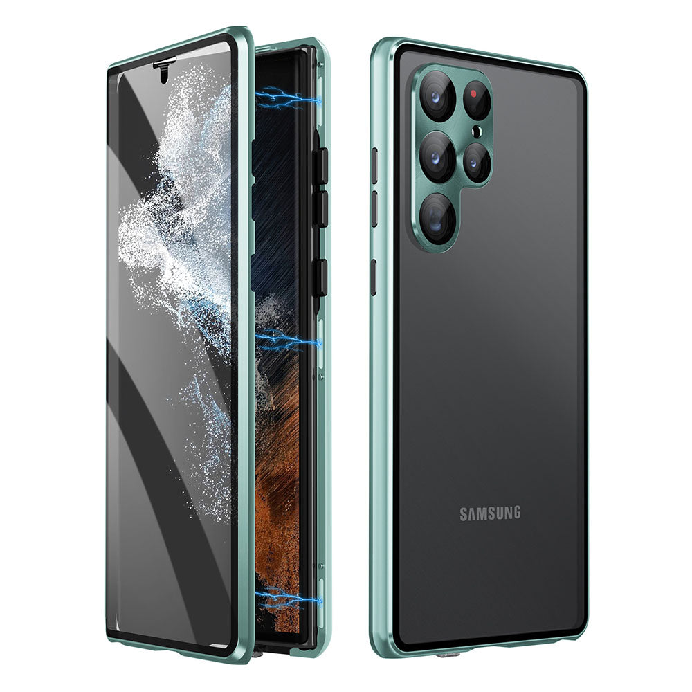 Samsung Galaxy Magnetic Double-Sided Protection Tempered Glass Phone Case - {{ shop_name}} varyfun