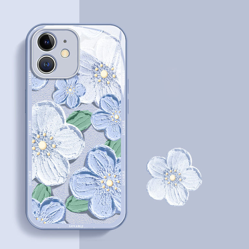 New Oil Painting Peach Blossom iPhone Case - mycasety2023 Mycasety