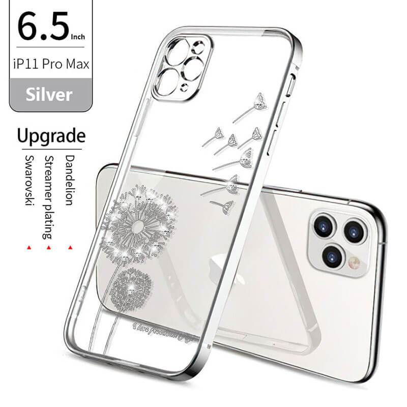 2021 Dandelion Diamonds Electroplating Case For iPhone 12 Pro Max Mini 11 XS XR 7 8 Plus SE 2020 Cover - {{ shop_name}} varyfun