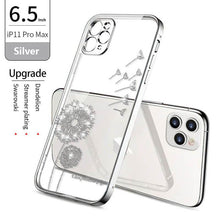 Load image into Gallery viewer, 2021 Dandelion Diamonds Electroplating Case For iPhone 12 Pro Max Mini 11 XS XR 7 8 Plus SE 2020 Cover - {{ shop_name}} varyfun
