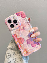 Load image into Gallery viewer, Luxurious Oil Painting Pink Rose Flower iPhone Case - {{ shop_name}} varyfun
