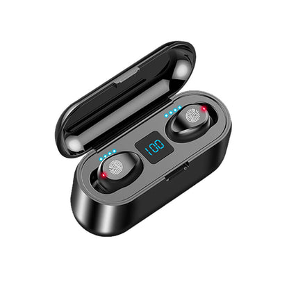 F9 Earphone LED Touch Bluetooth 5.0 Large Capacity Charging Cabin - {{ shop_name}} Dealggo.com