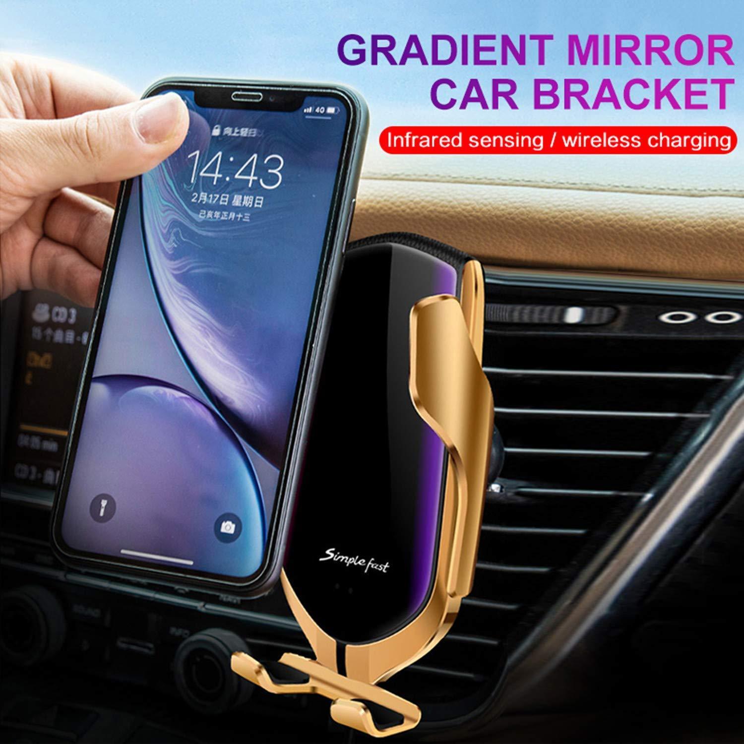 Wireless Automatic Sensor Car Phone Holder And Charger - Buy 2 Free Shipping - {{ shop_name}} Varyfun