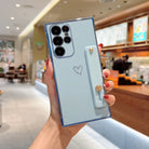 Lovely Electroplating Protective Phone Case With Stand Holder For Samsung - {{ shop_name}} varyfun