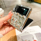 Luxurious Transparent Diamond For Samsung Galaxy Z Flip3/4 Case - mycasety2023 Mycasety