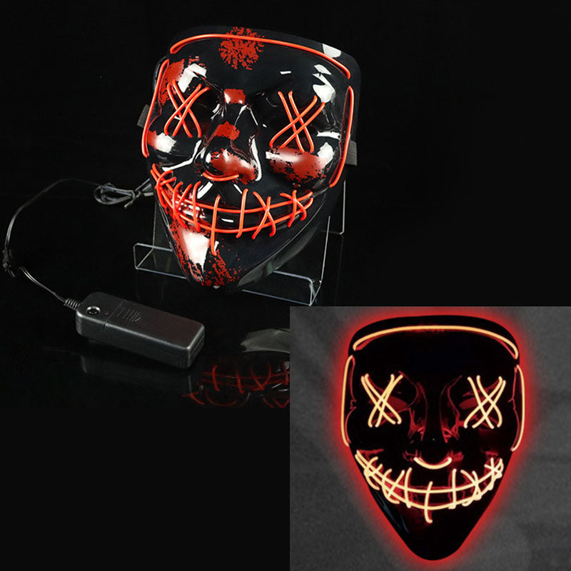 Halloween LED Clown Funny Mask - {{ shop_name}} varyfun