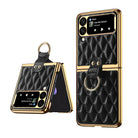 Electorplated Leather Soft Shell For Samsung Galaxy S23 Ultra Z Flip3/4 Fold3/4 Series - {{ shop_name}} varyfun