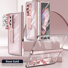 Luxury Magnetic Hinge Transparent Case For Samsung Galaxy Z Fold4 Fold3 5G - varyfun.com
