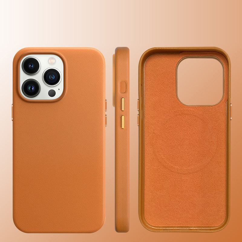 Custom Name Letters Leather Phone Case For iPhone 13 14 14ProMax - mycasety2023 Mycasety