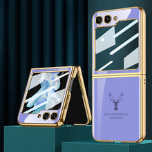 Load image into Gallery viewer, Samsung Galaxy Z Flip5 Electroplating Deer Pattern Case ultra-thin Drop-proof Case - mycasety2023 Mycasety
