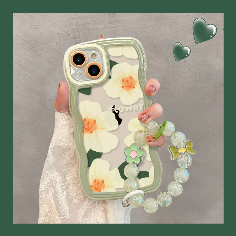Advanced White Flower Bracelet iPhone Case - mycasety2023 Mycasety