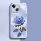 Advanced Purple Rose Liquid Glass iPhone Case - mycasety2023 Mycasety