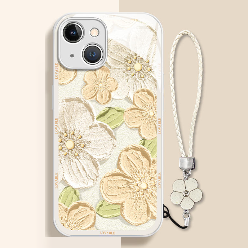 New Oil Painting Peach Blossom iPhone Case - mycasety2023 Mycasety
