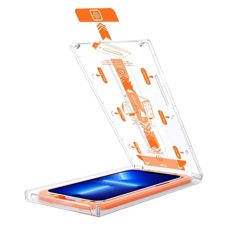 HD Transparent Screen Protector For iPhone With Dust-free Film Cabin - {{ shop_name}} varyfun