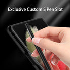Ultra-thin Magnetic Holder S Pen Slot Phone Case For Samsung Galaxy S21 Ultra With Pen - mycasety2023 Mycasety