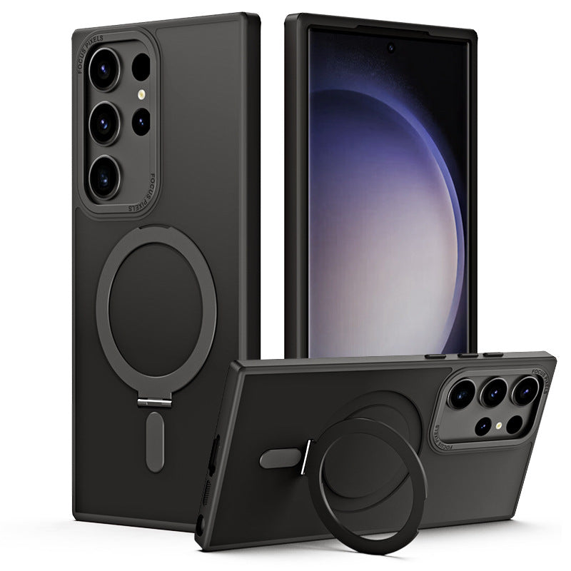Invisible Magnetic MagSafe Bracket Anti-fall Phone Case For Samsung Galaxy S23 Ultra Plus Support Wireless Charging - mycasety2023 Mycasety