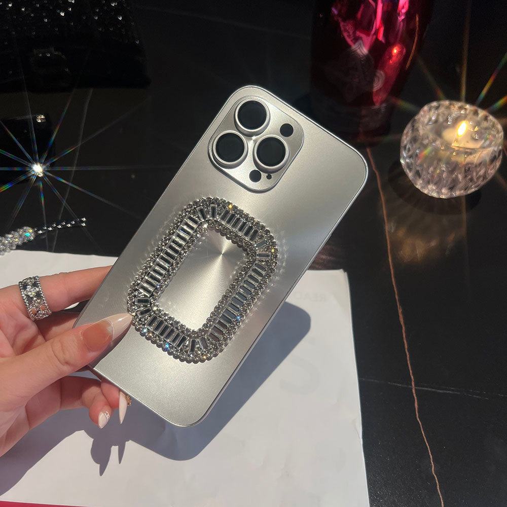 New Luxury Cube Rhinestone iPhone Case - mycasety2023 Mycasety