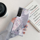 2021 Laser Flower Pattern Protective Cover For Samsung S21 S20 S10 A72 A52 A42 A32 - {{ shop_name}} pphonecover