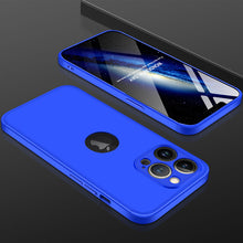 Load image into Gallery viewer, Varyfun 3 in 1 Full Protection Case For iPhone With Logo Hole Hard Plastic Cover For iPhone 13 12 Pro Max - {{ shop_name}} varyfun
