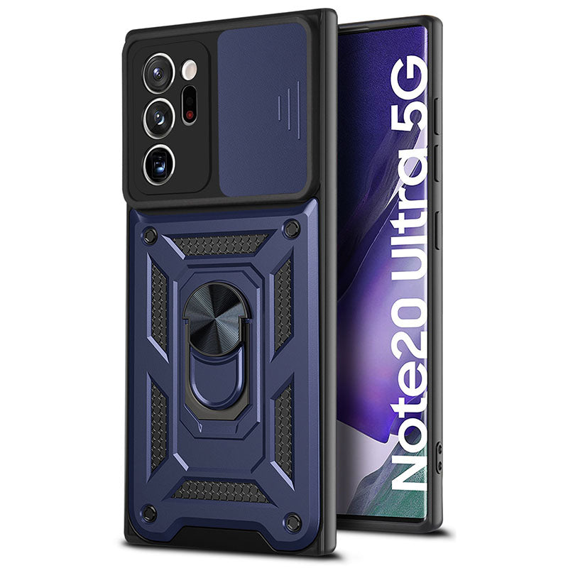 Armor Anti-fall Invisible Bracket Lens Protective Case For Samsung Galaxy S23 S22 S21 S20 Ultra Plus Note20 Ultra - mycasety2023 Mycasety