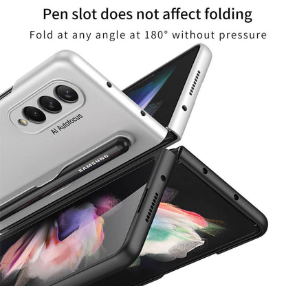 Ultra-thin Pen Slot Business Case for Samsung Galaxy Z Fold 3 5G - {{ shop_name}} varyfun