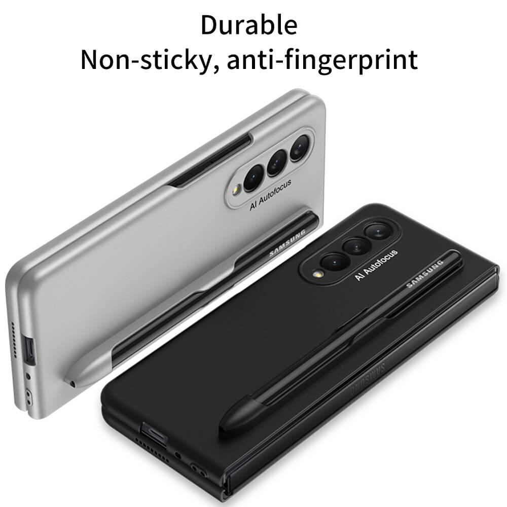 Ultra-thin Pen Slot Business Case for Samsung Galaxy Z Fold 3 5G - {{ shop_name}} varyfun