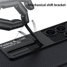 Load image into Gallery viewer, Magnetic Holder Leather Case for Samsung Galaxy S23 S22 Ultra 5G - {{ shop_name}} varyfun

